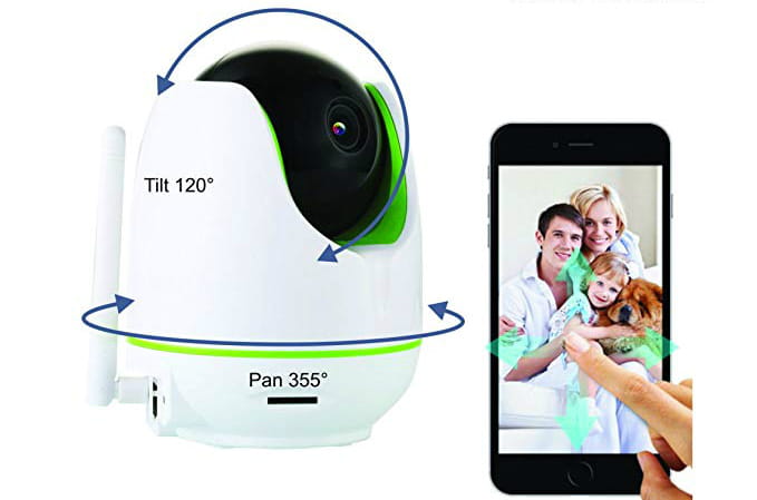 فروش دوربین مداربسته تحت شبکه چرخشی بیسیم