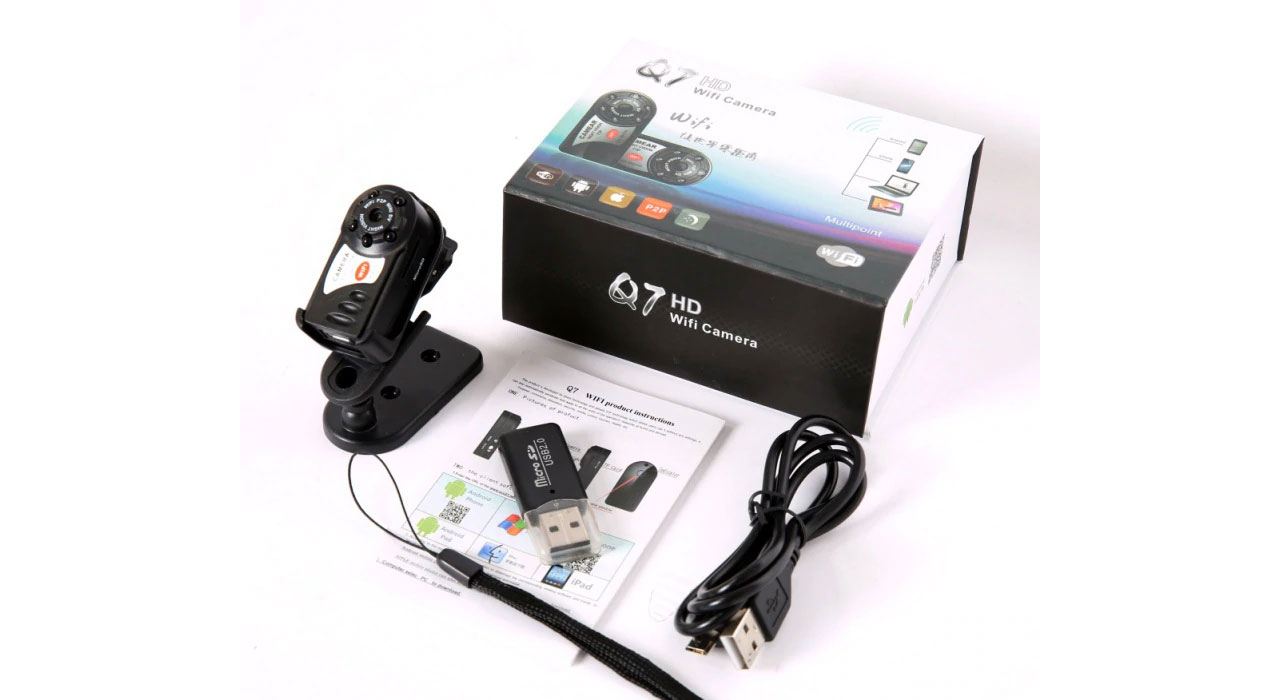 خرید دوربین مدار بسته ریز مخفی بیسیم Q7