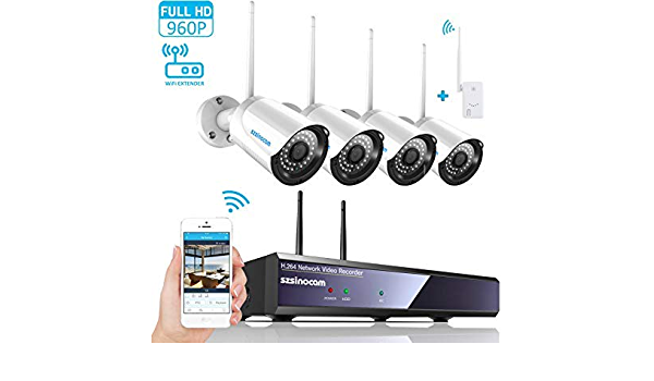 قیمت پک ۴ کانال دوربین مداربسته بیسیم ارزان