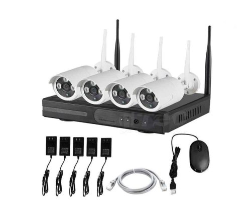 قیمت پکیج دوربین مداربسته وایرلس 4 کانال
